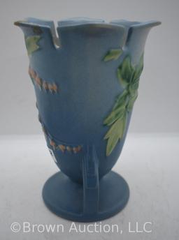 Roseville Bleeding Heart 964-6" vase, blue