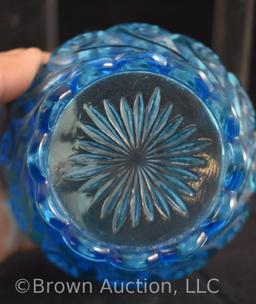 Dugan-Diamond Glass Co. S-Repeat blue 5 pc. Berry set