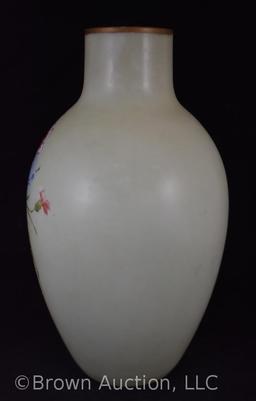 Bristol glass 12" vase