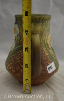 Roseville Jonquil 5" vase w/dbl. handles