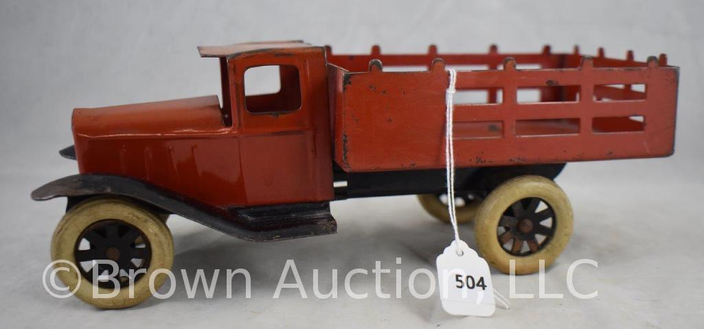 Girard pressed steel stake truck