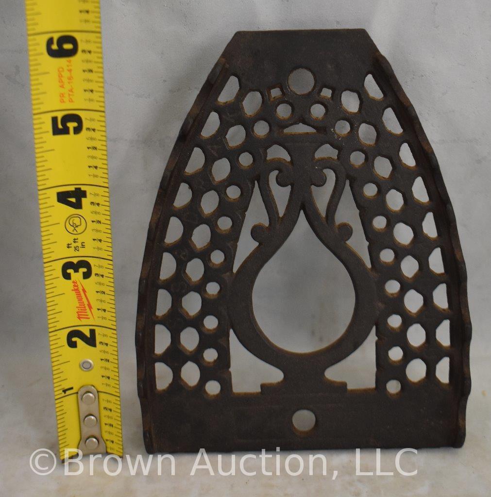 (4) Cast Iron trivets