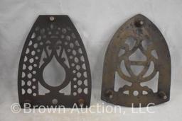 (4) Cast Iron trivets