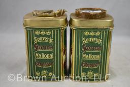 Assortment of (10) spice tins