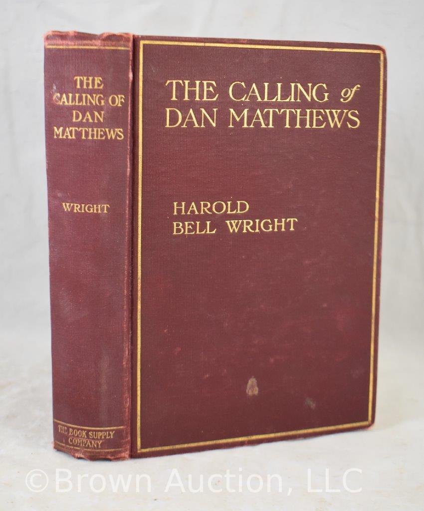 (11) Harold Bell Wright hard back books