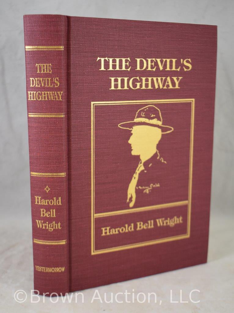 (5) Harold Bell Wright and (2) John Lebar hard back books