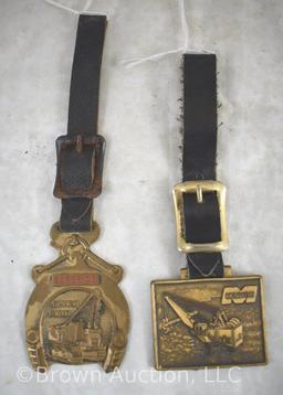 (2) Watch fobs: Superior Equipment Co., Marion/Dresser Industries