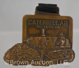 (2) Caterpillar watch fobs