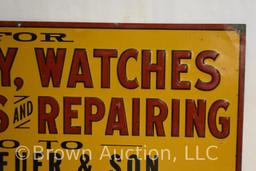 Jewelry, Watches, Diamonds and Repairing embossed sst sign