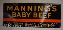 Manning's Baby Beef ssp sign