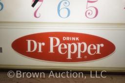 Dr. Pepper Pam Clock Co. bubble glass advertising clock