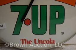 7Up bubble glass advertising thermometer
