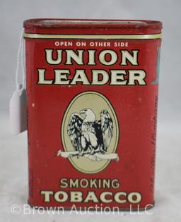 Union Leader tobacco pocket tin