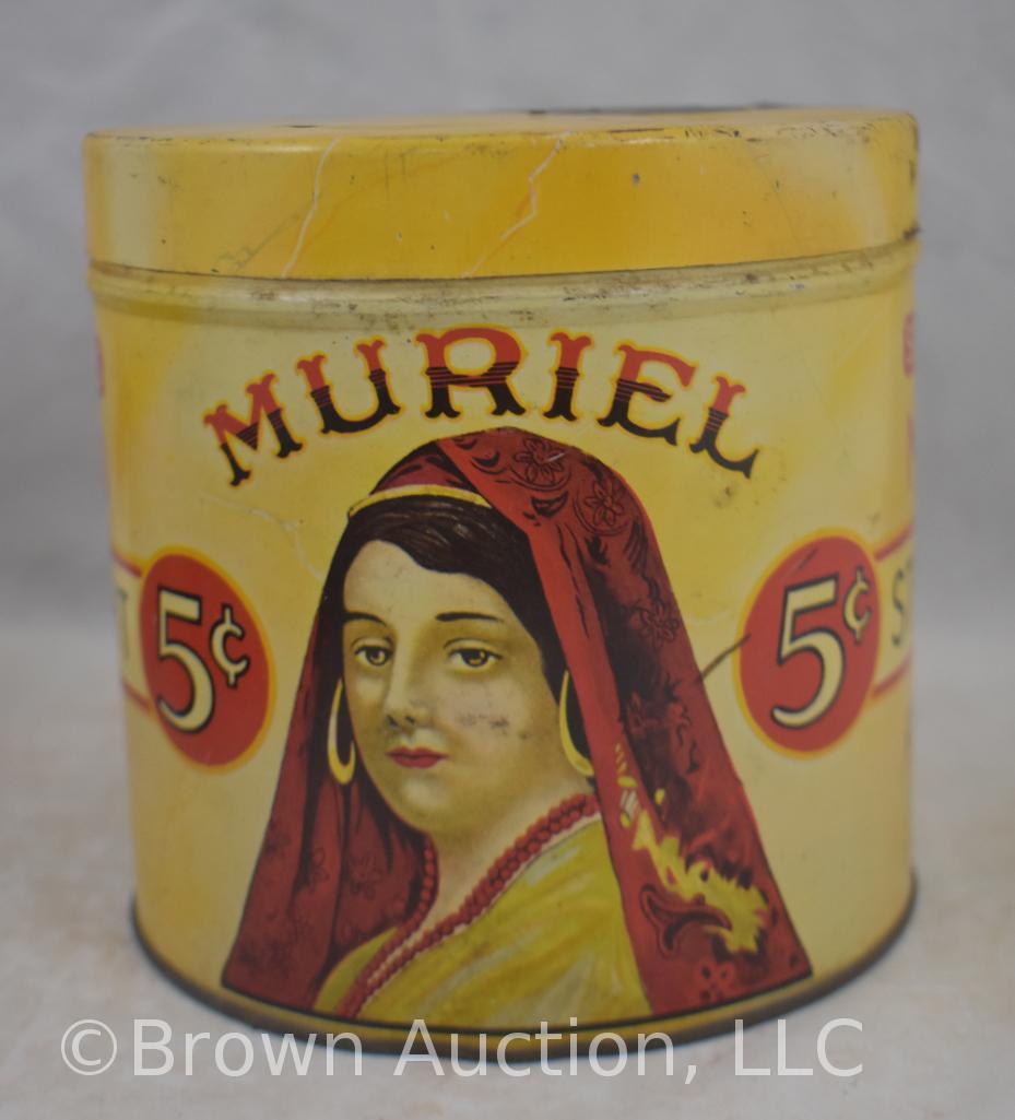Muriel Senators mild straight 5 cent Cigars tin