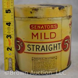 Muriel Senators mild straight 5 cent Cigars tin