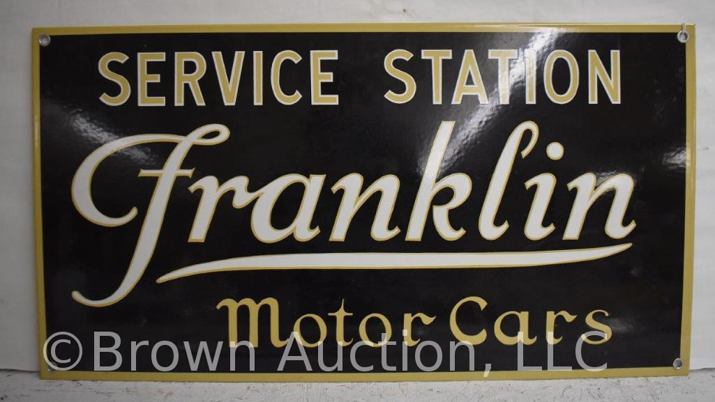 Franklin Motor Cars Service Station DSP sign