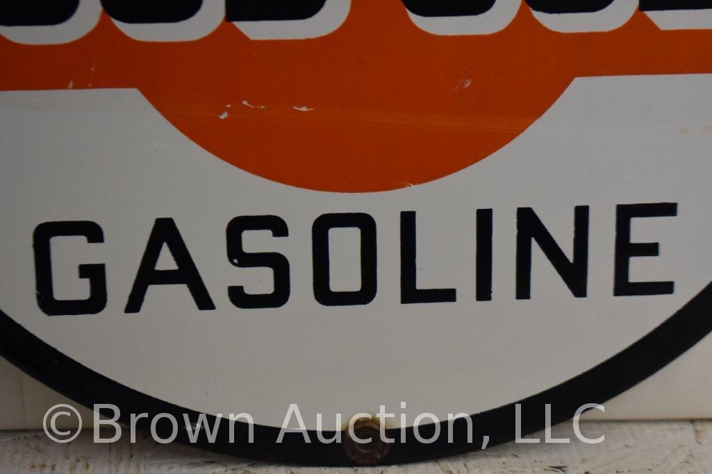 That's Good Gulf Gasoline ssp 10.5"d sign