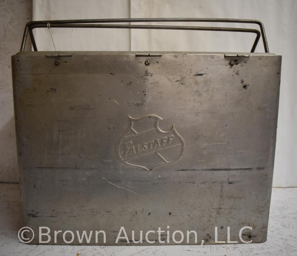 1950's Falstaff aluminum beer cooler