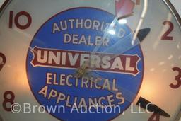 Universal Eectrical Appliances authorized dealer bubble glass advertising clock