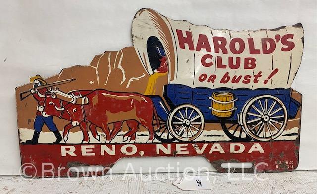 "Harold's Club or bust!" Reno, NV large tag-topper