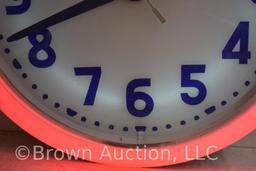 Cleveland Neon backlit clock - 25"d