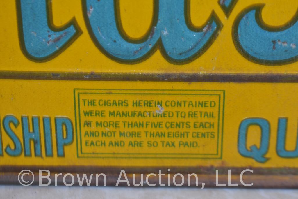 Cordove Cigar Co's Honeycomb Class tobacco tin