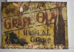 Grape Ola sst advertising sign