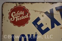 Safety Tested Extra Low Mileage SST sign