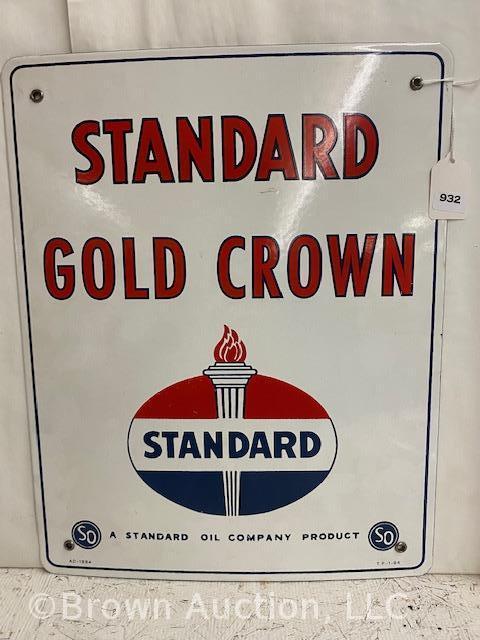 Standard Gold Crown SSP modern sign