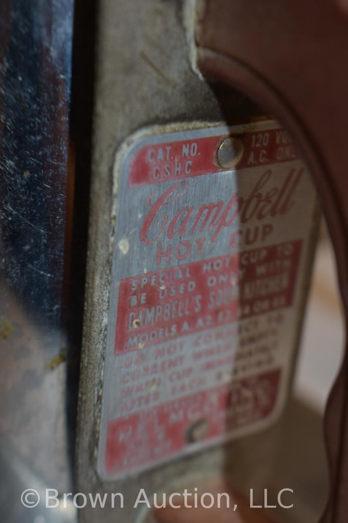 Retro 1950's Campbell's Soup lunchette soup warmer