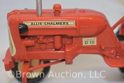 Allis-Chalmers D10 die-cast metal tractor w/umbrella