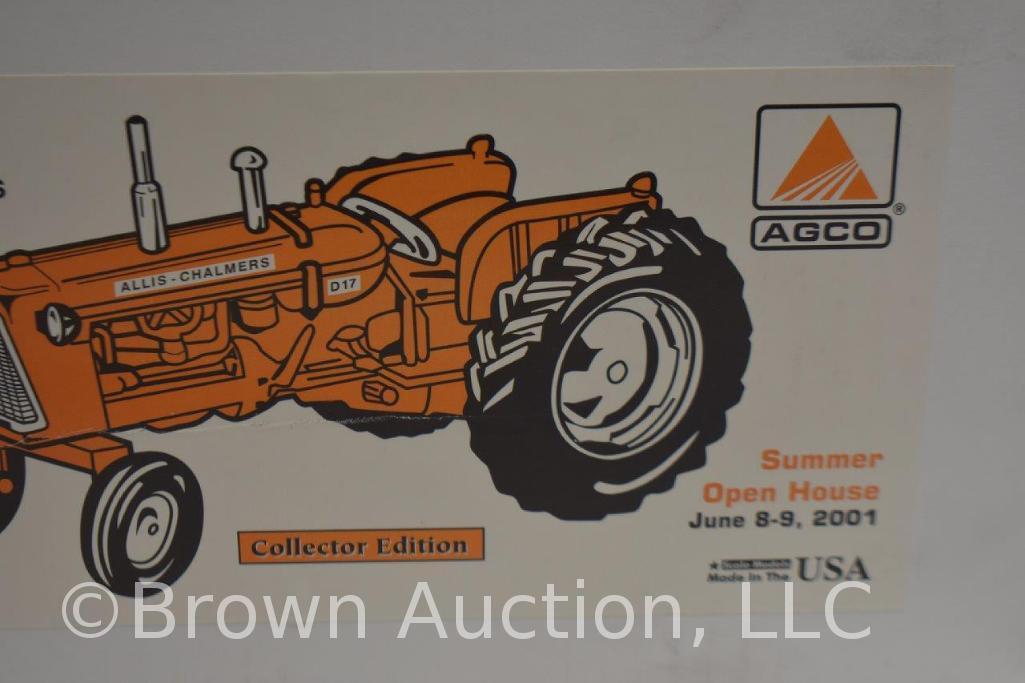 Allis-Chalmers D17 die-cast metal tractor