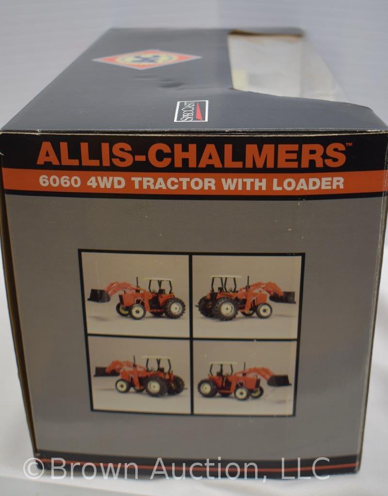 Allis-Chalmers highly detailed 6060 4WD die-cast metal tractor w/loader