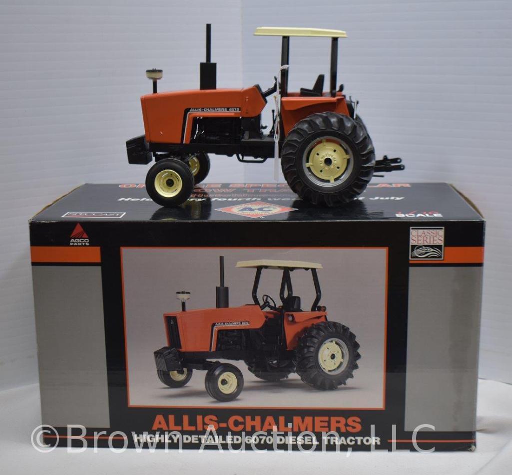 Allis-Chalmers 6070 die-cast metal tractor