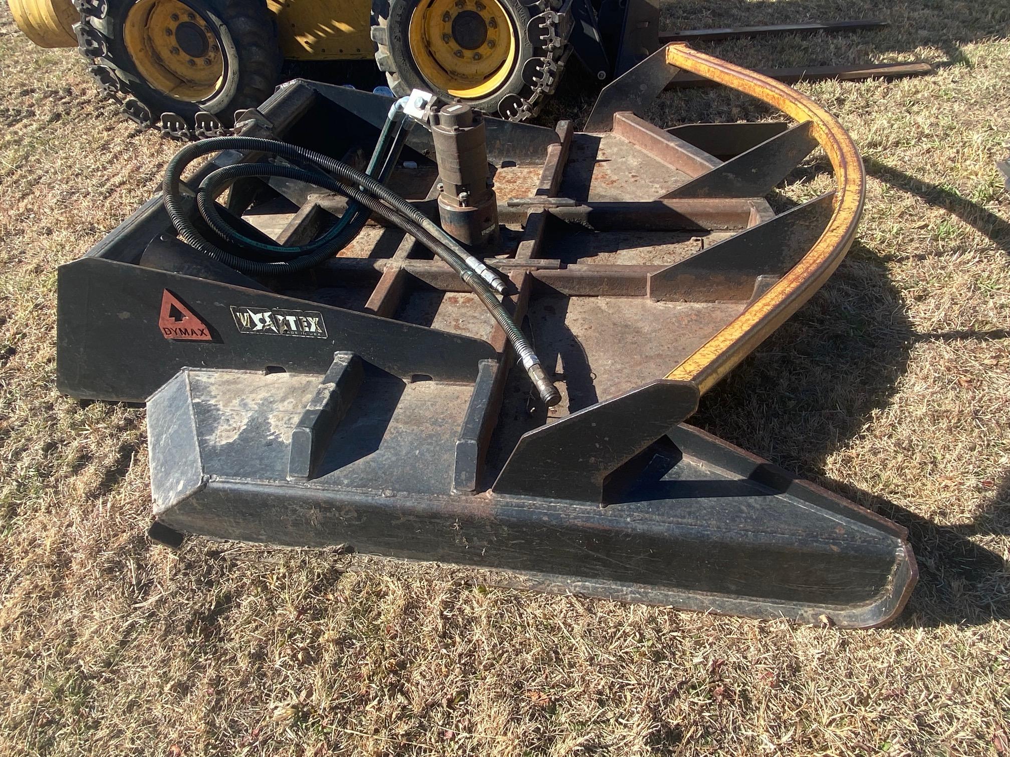 Dymax Vortex Brush Cutter Skid Steer Attachment