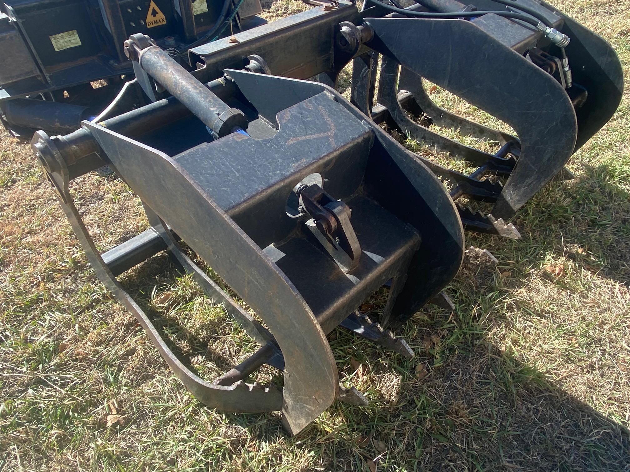 72" Grapple Rock Bucket Skid Steer Attachment