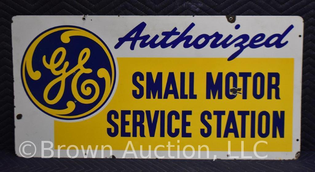 GE Small Motor Service Station DSP advertising sign