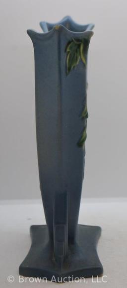 Roseville Bleeding Heart 970-9" vase, blue