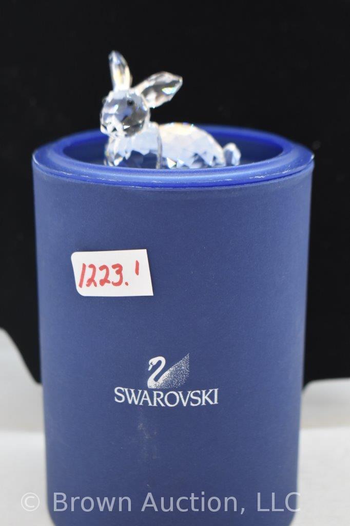 Swarovski Crystal 1.5"h rabbit, original box