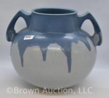 Roseville Carnelian I 335-8" vase, blue