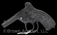 Cast Iron National toy cap gun, 1909