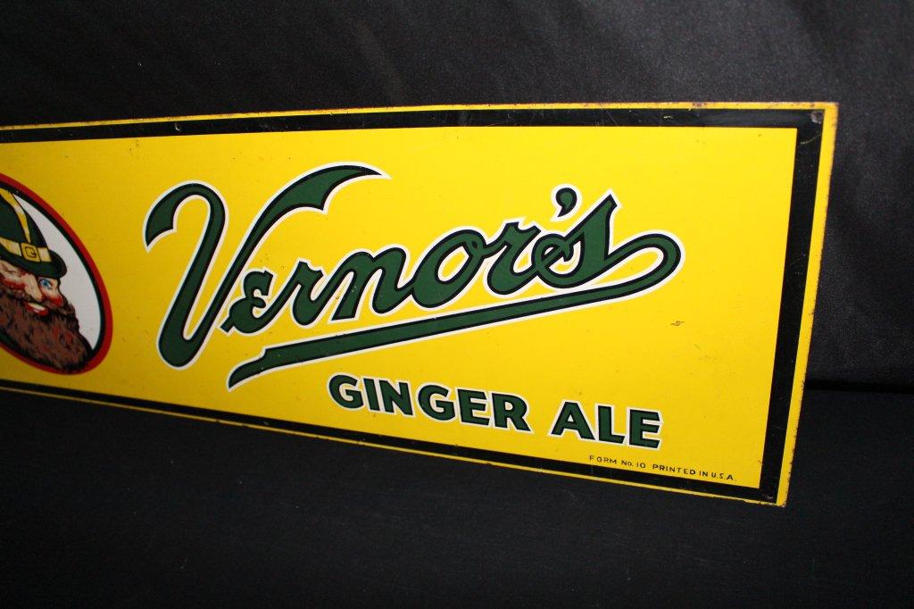 VERNORS GINGER ALE SODA POP TIN SIGN