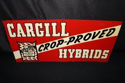 CARGILL HYBRID SEED CORN TIN FARM SIGN