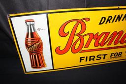 1928 BRANDIMIST SODA POP TIN SIGN