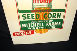 CRIB FILLER SEED CORN WINDFALL IN TIN FARM SIGN