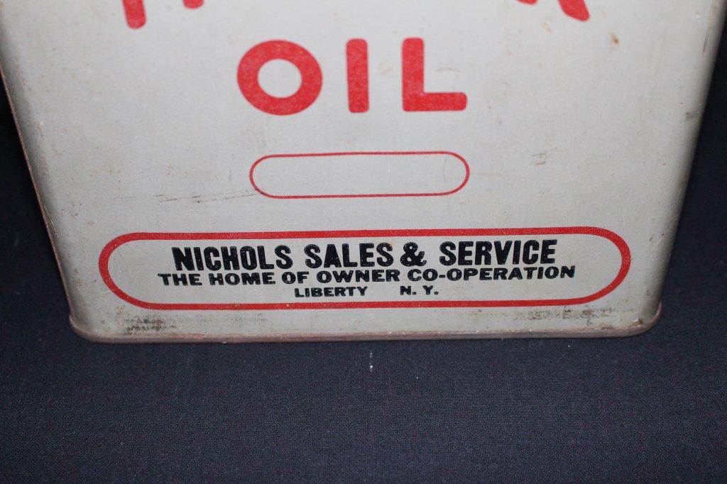 RARE ESSEX HUDSON NICHOLS SERVICE OIL CAN AIRPLANE