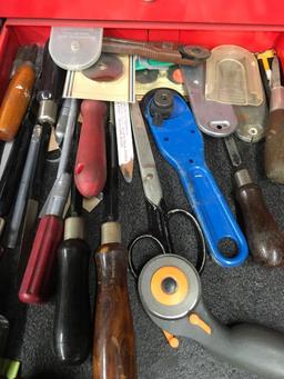 Assorted knives ,scissors, etc