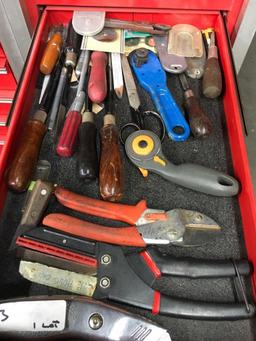 Assorted knives ,scissors, etc