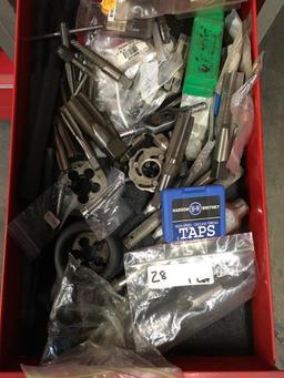 Assorted tap, dies, etc