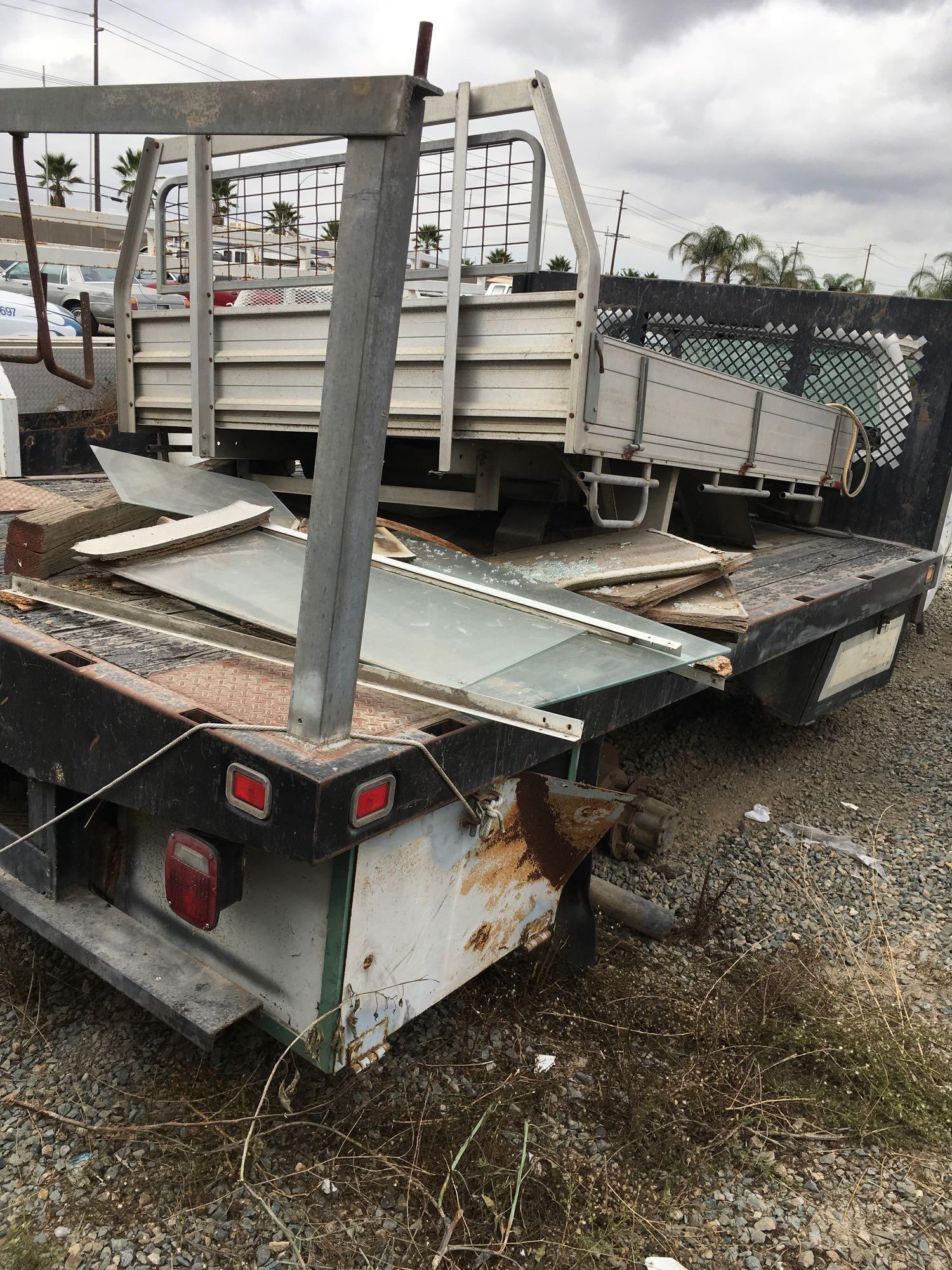 2005 Ford F450 Shell and Frame w 12' Flat Bed